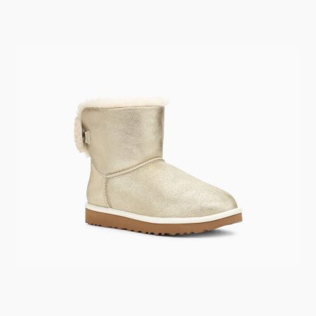 UGG Arielle Sparkle Platinum Gold Boots for Women (YRKF39480)